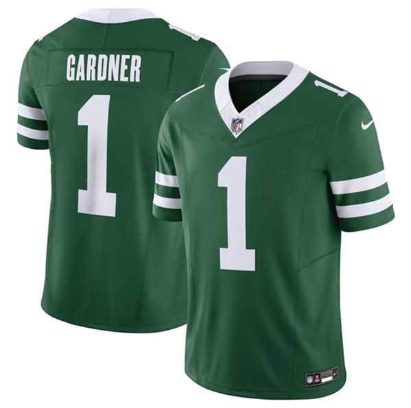 Men & Women & Youth New York Jets #1 Ahmad Sauce Gardner Green 2024 F.U.S.E. Vapor Limited Stitched Jersey